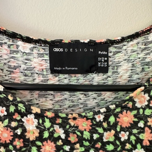 ASOS DESIGN FLORAL MAXI/MIDI - Size 12 - Picture 6 of 6